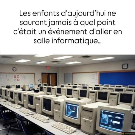 La salle informatique