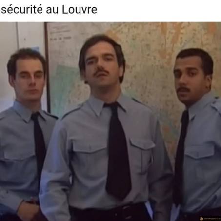 La sécurité du Louvre