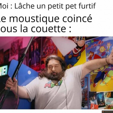 Le moustique sous la couette
