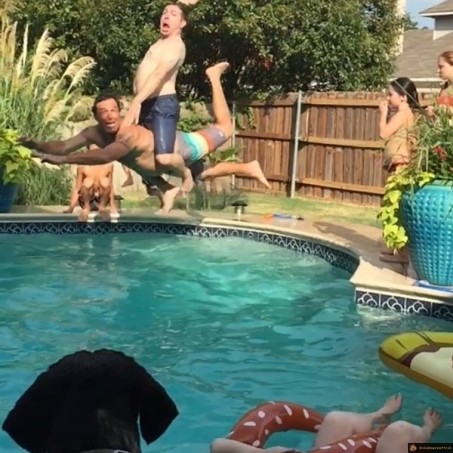 Le plongeon rodéo