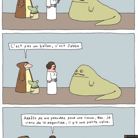 Leia et Jabba