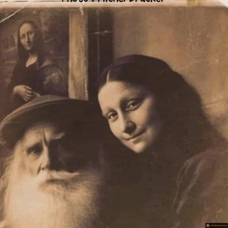 Leonard de Vinci et Mona Lisa