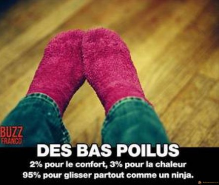 Les bas poilus