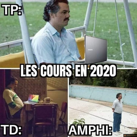 Les cours en 2020