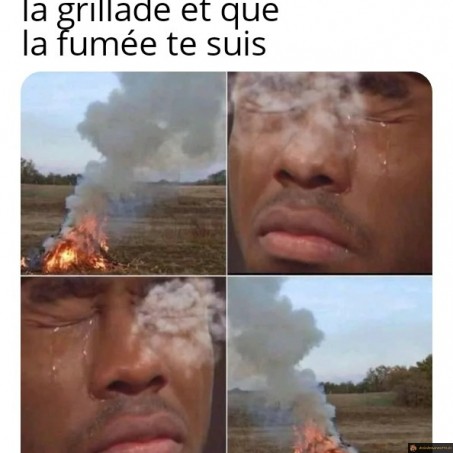 Les grillades et la fumée