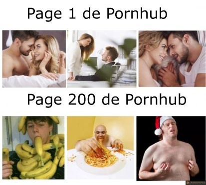 Les pages de Pornhub