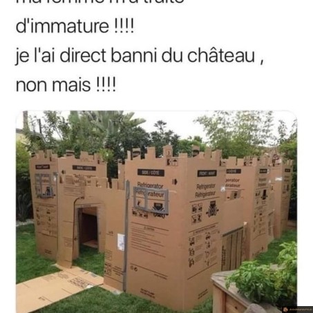 Ma femme m'a traité d'immature