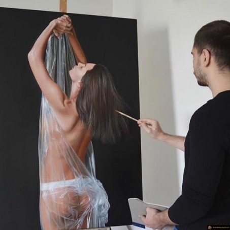 Magnifique peinture de femme