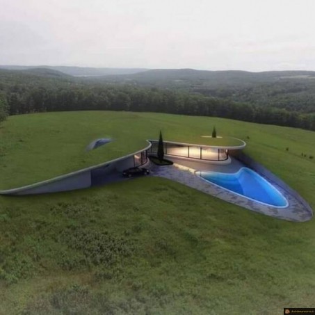 Maison dans la colline