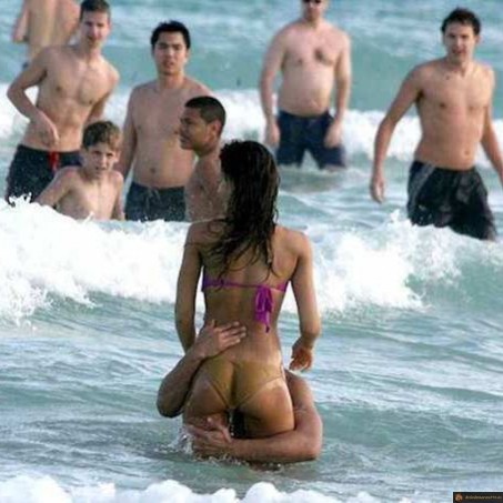 Matteur à la plage