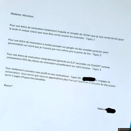 Meilleure lettre de motivation