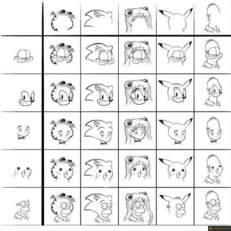 Mélange de dessins