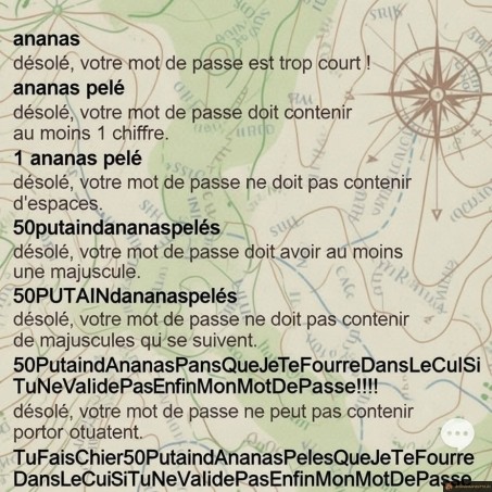 Mot de passe sécurisé