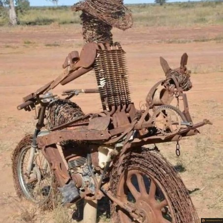 Motard rouillé