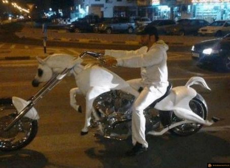Moto cheval