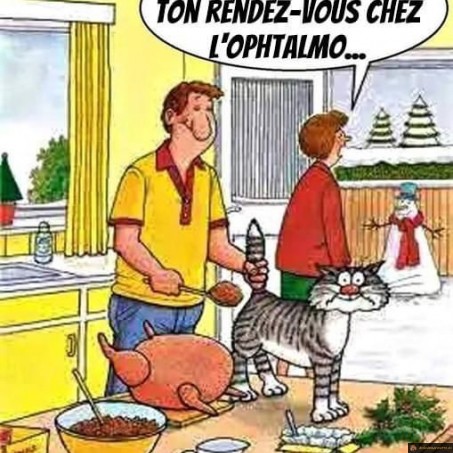 N'oublie pas le rdv chez l'ophtalmo