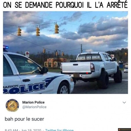 On se demande pourquoi il l'a arrêté