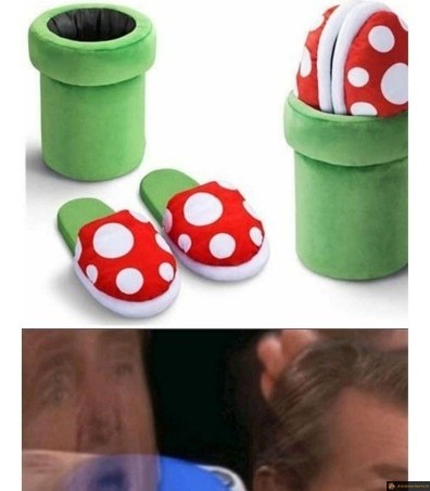 Pantoufles Mario