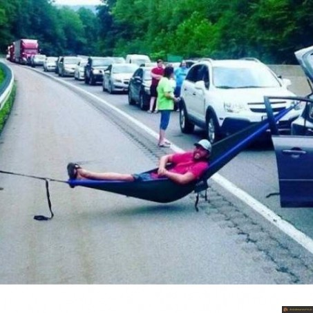 Patienter pendant les bouchons