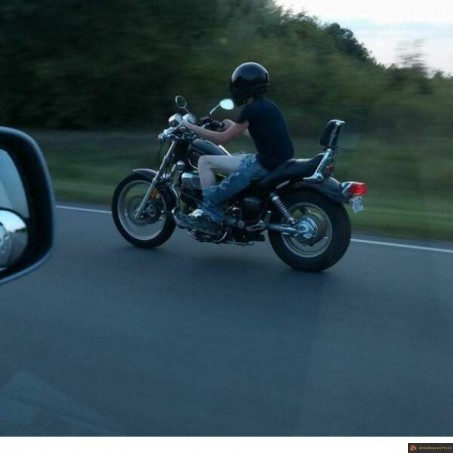 Perdre son jean à moto