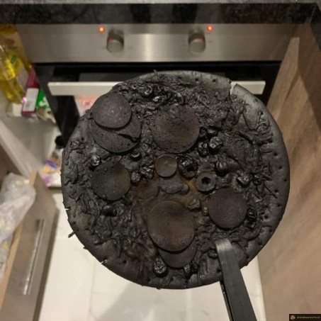 Pizza cramée