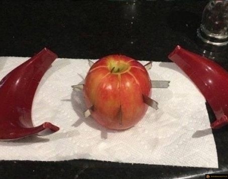 Pomme en acier