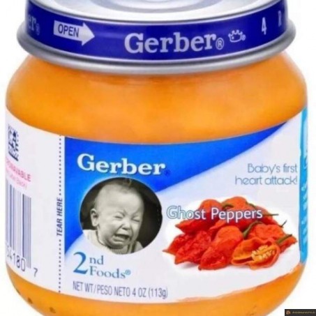 Pot pour bébé au ghost peppers