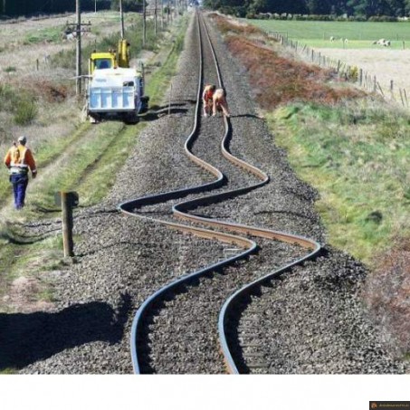 Prendre une chicane en train