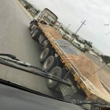 Protection camion sable