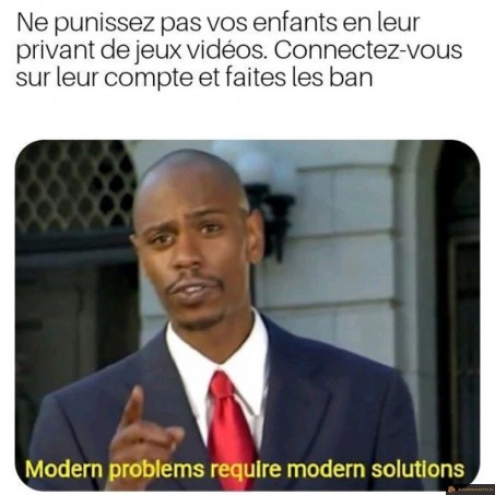 Punir les enfants par le ban