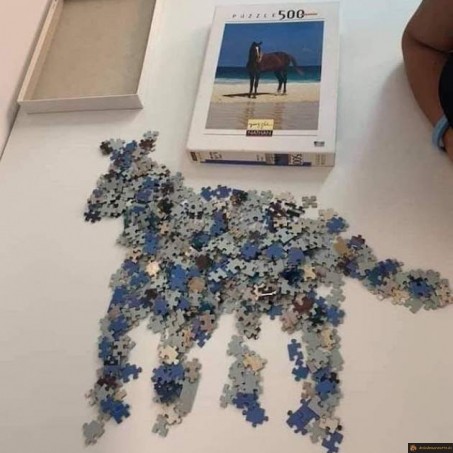 Puzzle cheval