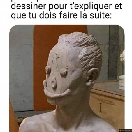 Quand le prof d'art commence et tu finis