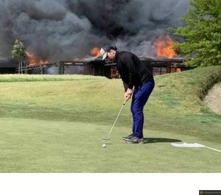 Quand tu aimes trop le golf