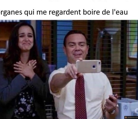 quand tu bois de l'eau