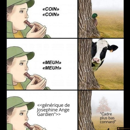 Quand tu fais le bruit, il apparait