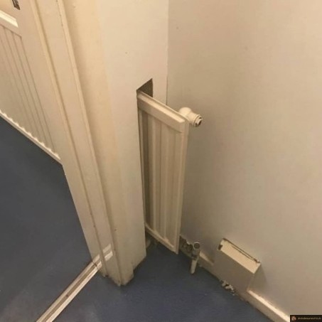 Radiateur trop long
