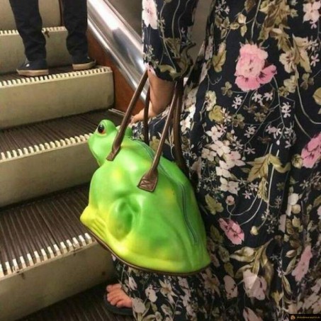 Sac à main grenouille