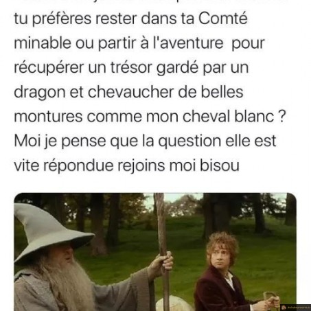Salut à toi jeune entrepreneur version hobbit