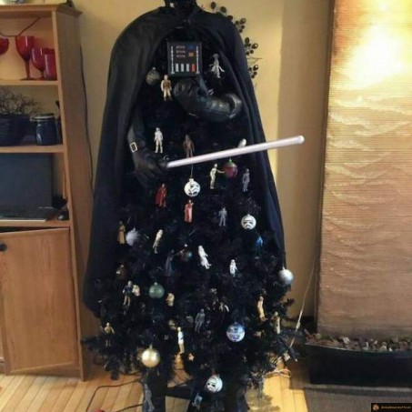 Sapin Vader pour fan de Star wars