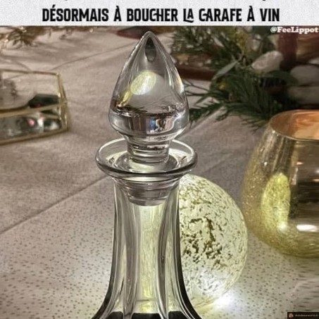 Seconde vie bouchon carafe