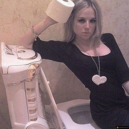 Selfie toilette