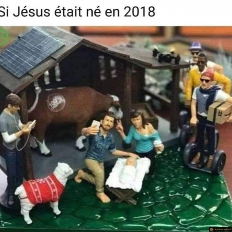 Si Jésus était né en 2018