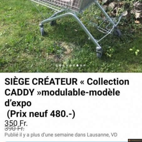 Siège créateur collection caddy