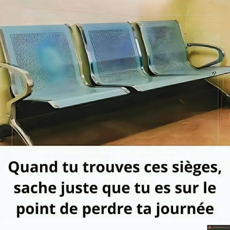 Sièges perte de journée