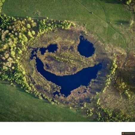 Smiley vu du ciel
