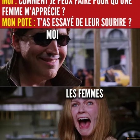 Sourire aux femmes