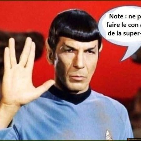 Spock et la superglue