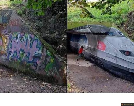 Street art TGV