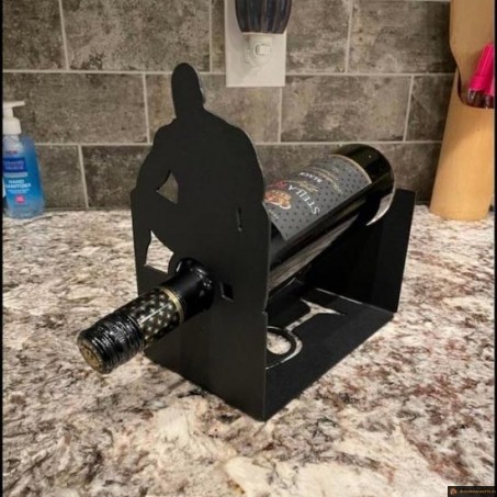 Support bouteille de vin
