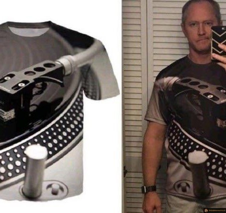 T-shirt vinyl explicite